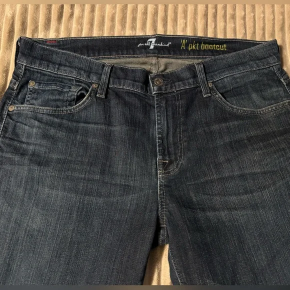 Men 7 for all Mankind Jeans size 33 - Picture 3 of 7